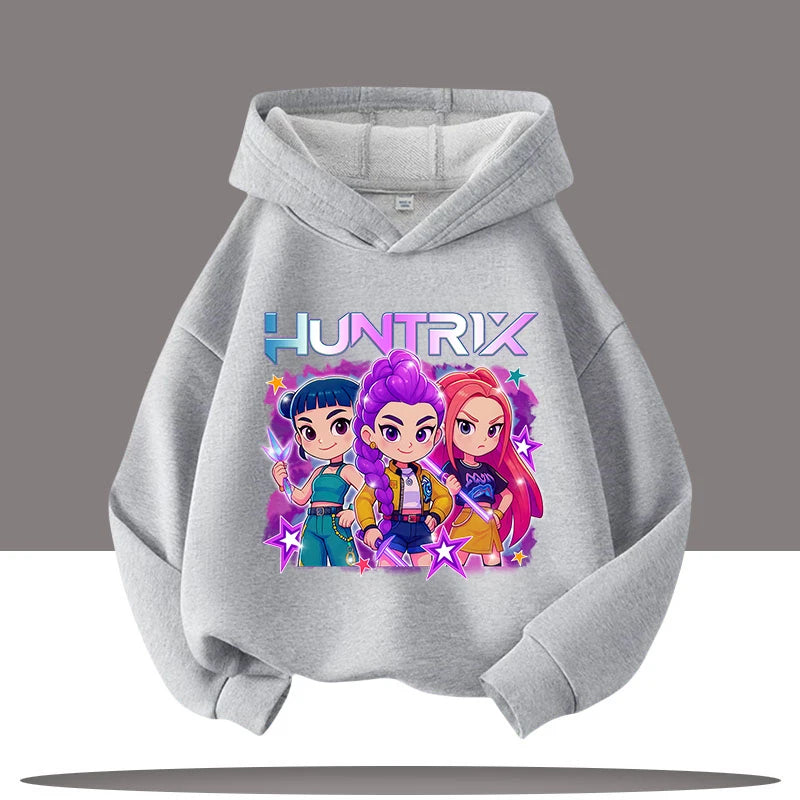 Fashion 2025 Movie Hoody for Adult Kids Mother-to-be Top KPop Demon Hunters Hoodies for Kid's Autumn Winter New Cotton Hoodie