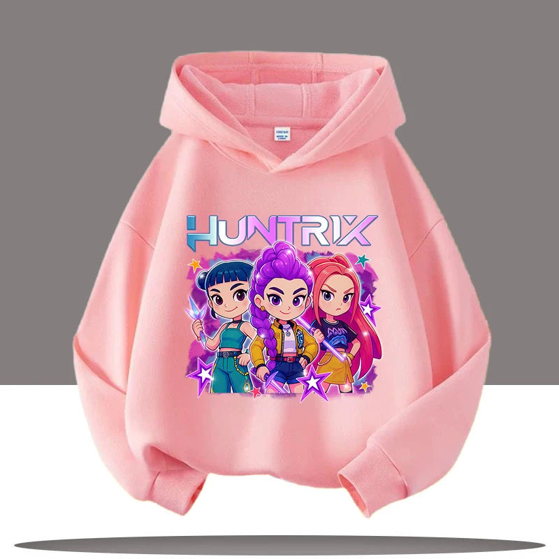 Fashion 2025 Movie Hoody for Adult Kids Mother-to-be Top KPop Demon Hunters Hoodies for Kid's Autumn Winter New Cotton Hoodie