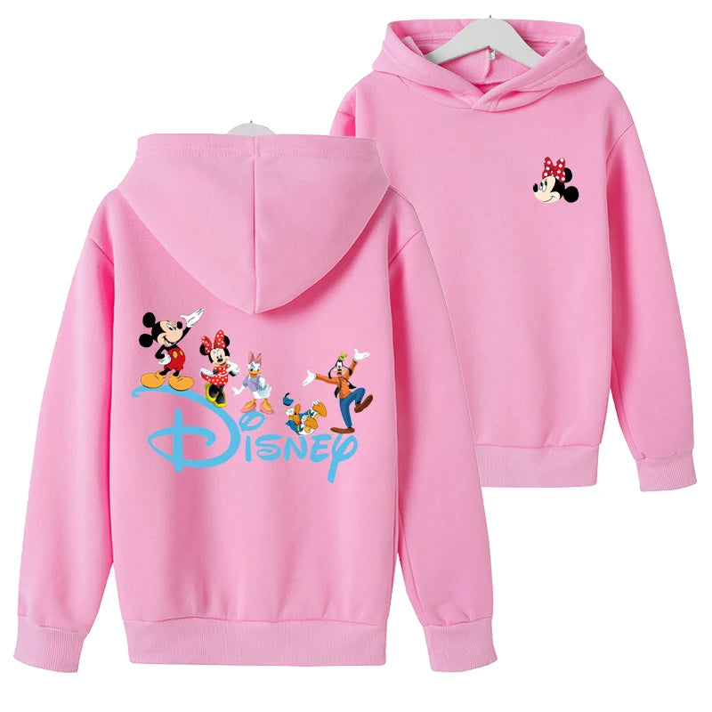 Kids Spring and Autumn Hot Hoodies Boys and Girls Hoodies Top 3-12 Year Old kids Casual Sports Top Mickey's Wonderful House