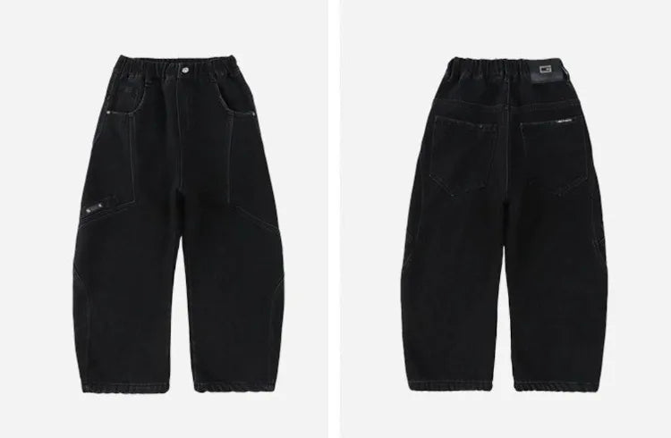 2025 New Boys' Casual Jeans for Kids 6-12 Years Old Autumn Streetwear Jeans with Rips and Rivets, Comfortable Stretchy Fabric