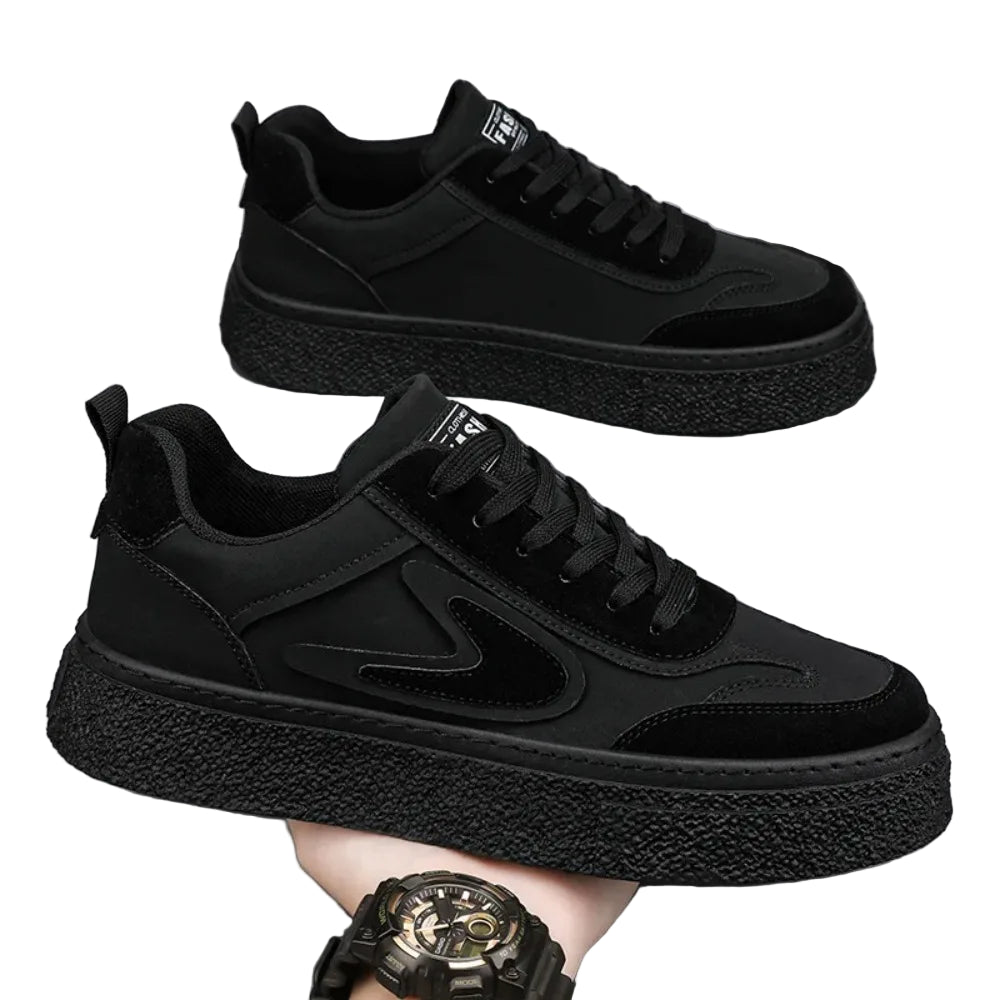 Men's 2025 Spring New Thick soled Wear resistant Work and Leisure Shoes Men's Sports Low cut Flat Shoes