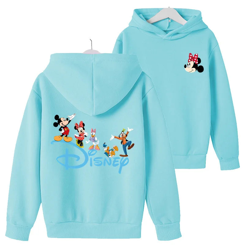 Kids Spring and Autumn Hot Hoodies Boys and Girls Hoodies Top 3-12 Year Old kids Casual Sports Top Mickey's Wonderful House