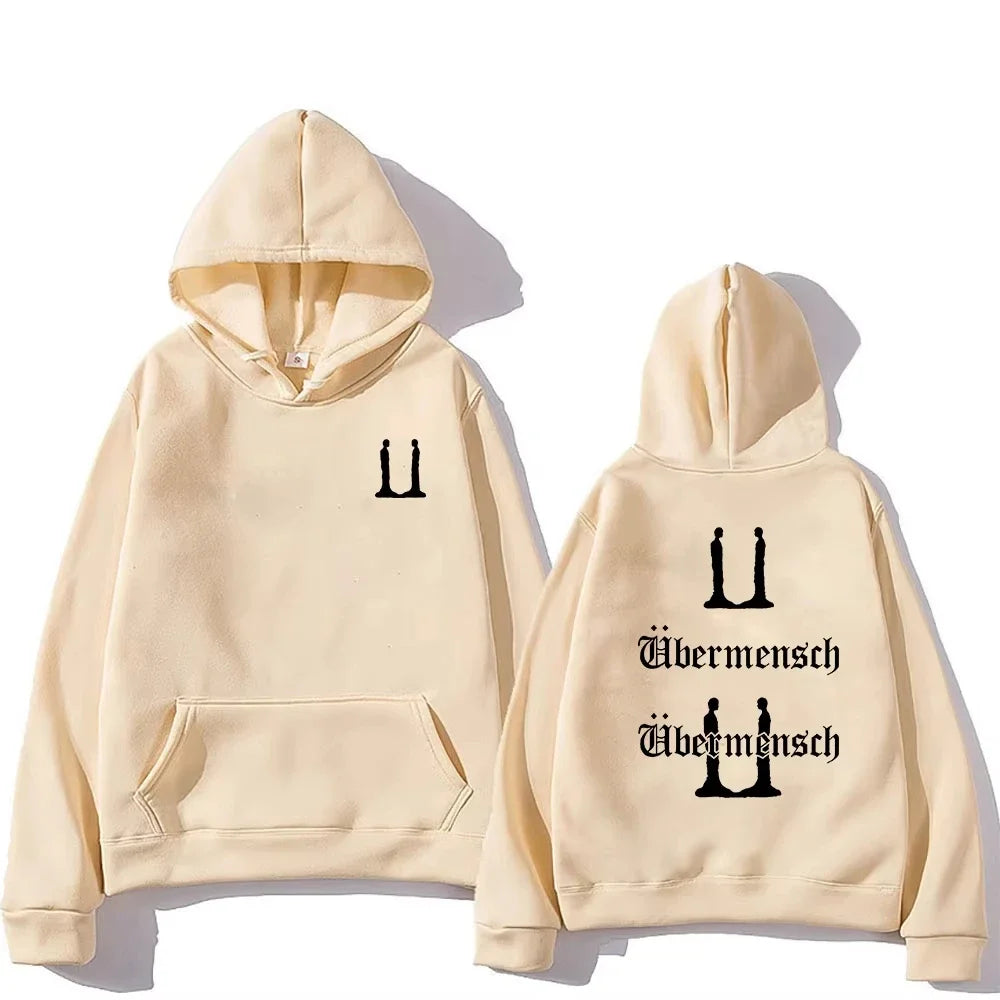 in 2025, men's hoodies neighborhood band printed hoodies and streetwear winter soft and comfortable sweatshirts will be combined