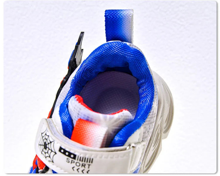 2025 Spring Autumn Boys  Mesh Breathable Sport Shoes  LED Children's Sneakers Kids Casual Shoes Light Shoes for 0-6Y