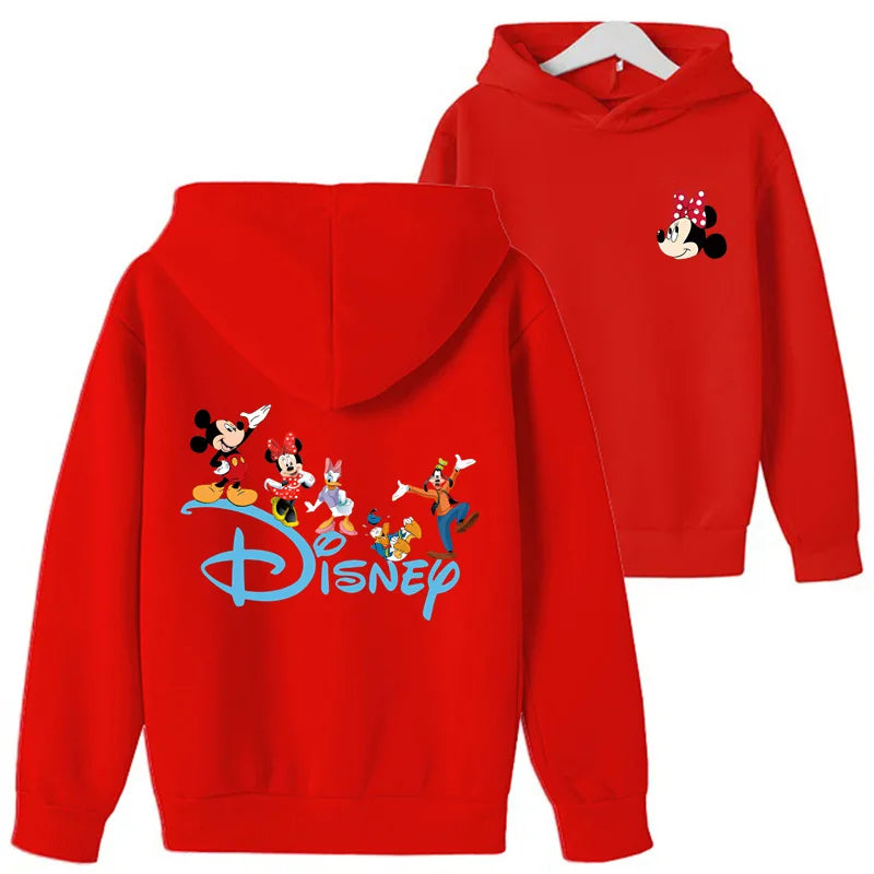Kids Spring and Autumn Hot Hoodies Boys and Girls Hoodies Top 3-12 Year Old kids Casual Sports Top Mickey's Wonderful House