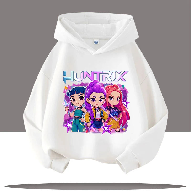 Fashion 2025 Movie Hoody for Adult Kids Mother-to-be Top KPop Demon Hunters Hoodies for Kid's Autumn Winter New Cotton Hoodie
