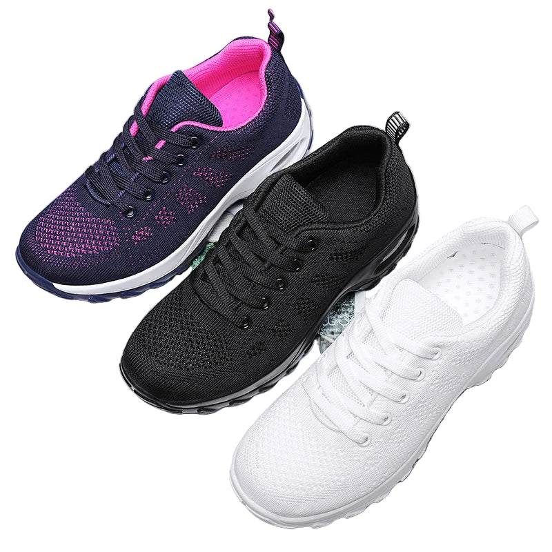 2025 Women's Fashion New Product: Sports Walking Shoes Breathable and Lightweight Casual Walking Platform Shoes