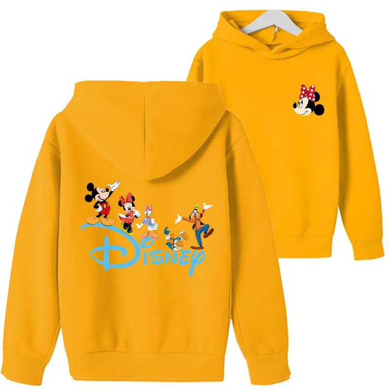 Kids Spring and Autumn Hot Hoodies Boys and Girls Hoodies Top 3-12 Year Old kids Casual Sports Top Mickey's Wonderful House