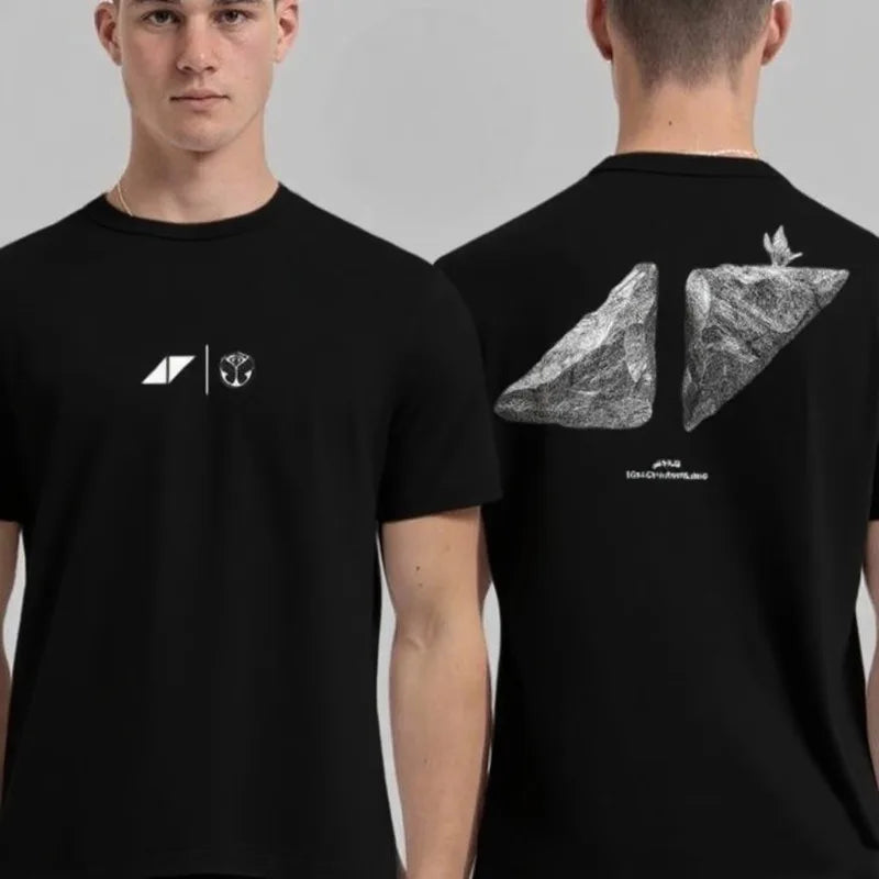 2025 Summer The Latest Men's 100% Cotton Printed T-shirt for 2025 Are Breathable and High-quality A Must-have Holiday Season