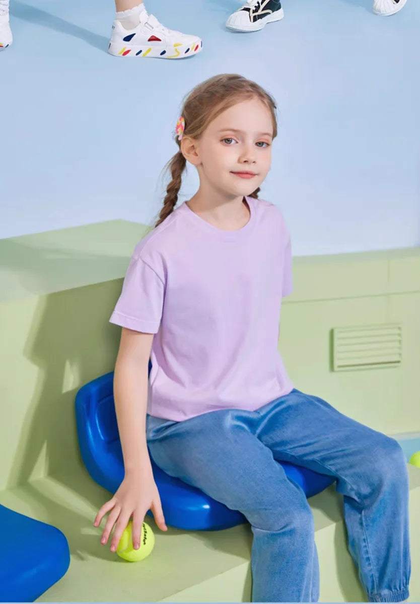 New 2025 Summer Casual Children's New York letter Teen T-shirt Boys T Shirt Boys Clothes Print Cotton T Shirts Kids Clothes