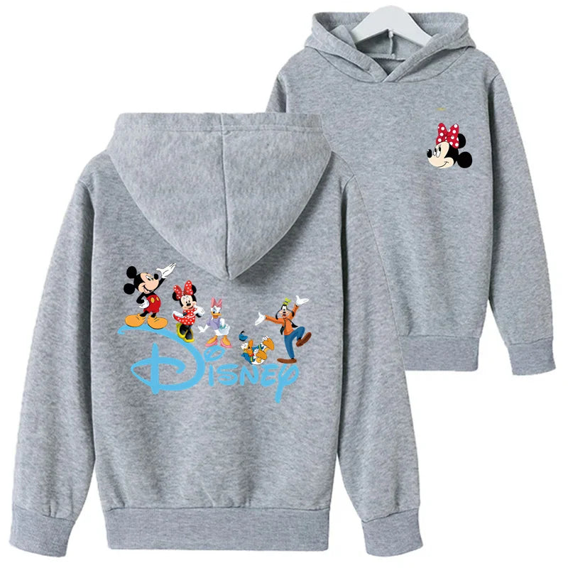 Kids Spring and Autumn Hot Hoodies Boys and Girls Hoodies Top 3-12 Year Old kids Casual Sports Top Mickey's Wonderful House