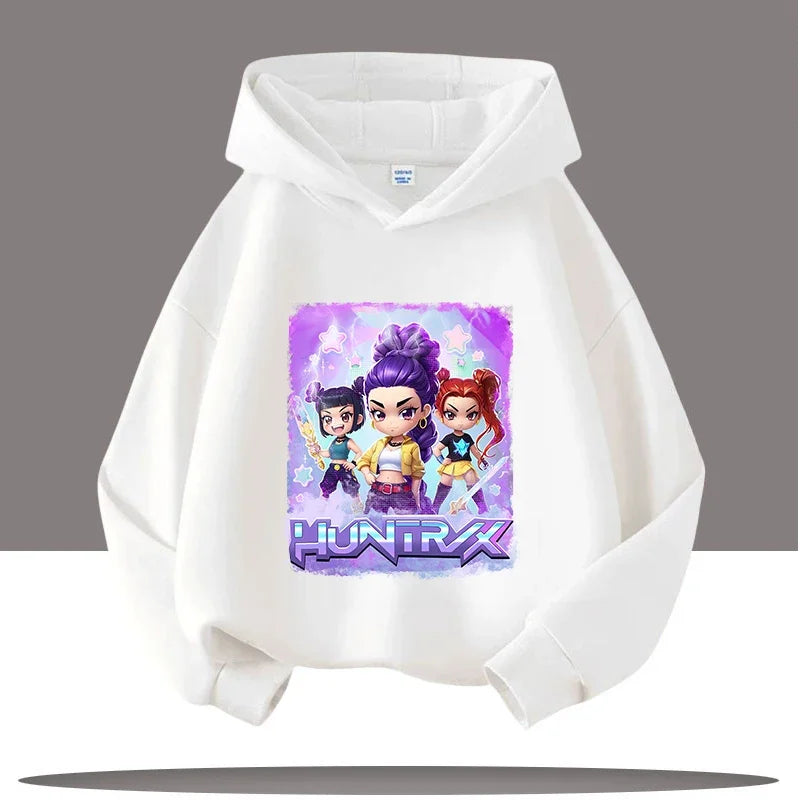 Fashion 2025 Movie Hoody for Adult Kids Mother-to-be Top KPop Demon Hunters Hoodies for Kid's Autumn Winter New Cotton Hoodie
