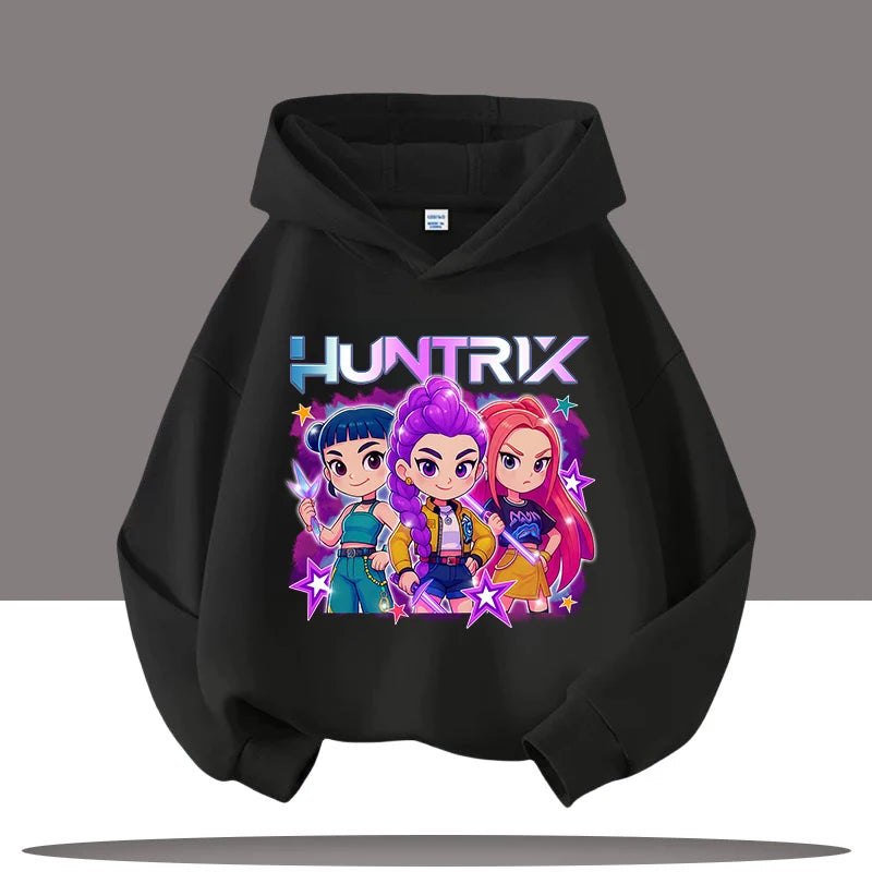 Fashion 2025 Movie Hoody for Adult Kids Mother-to-be Top KPop Demon Hunters Hoodies for Kid's Autumn Winter New Cotton Hoodie