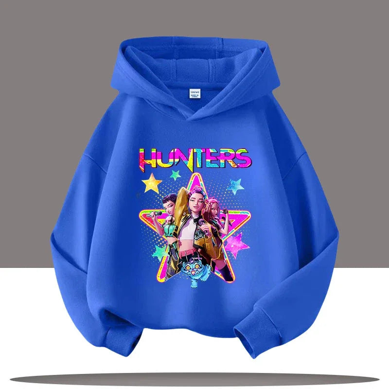 Fashion 2025 Movie Hoody for Adult Kids Mother-to-be Top KPop Demon Hunters Hoodies for Kid's Autumn Winter New Cotton Hoodie