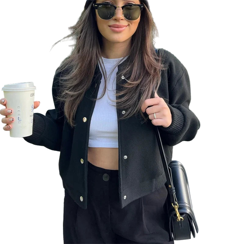 Women Cropped Jacket 2025 MUJER