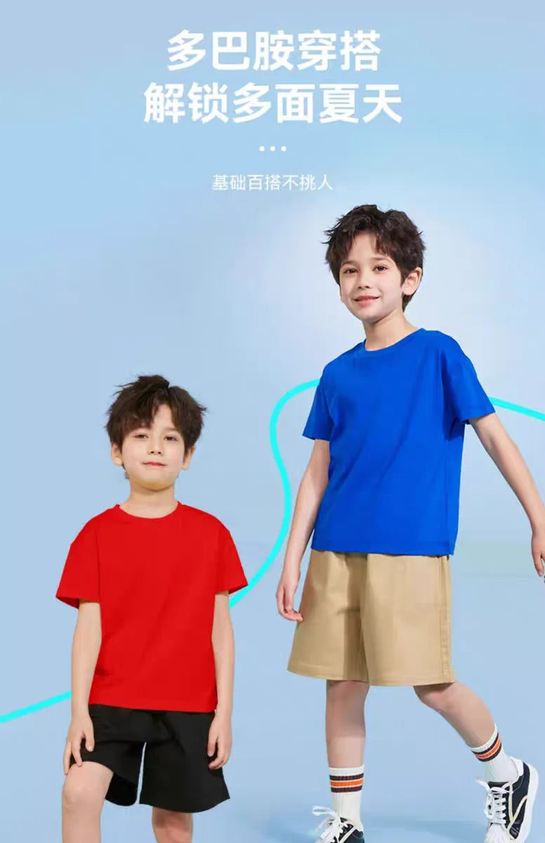 New 2025 Summer Casual Children's New York letter Teen T-shirt Boys T Shirt Boys Clothes Print Cotton T Shirts Kids Clothes