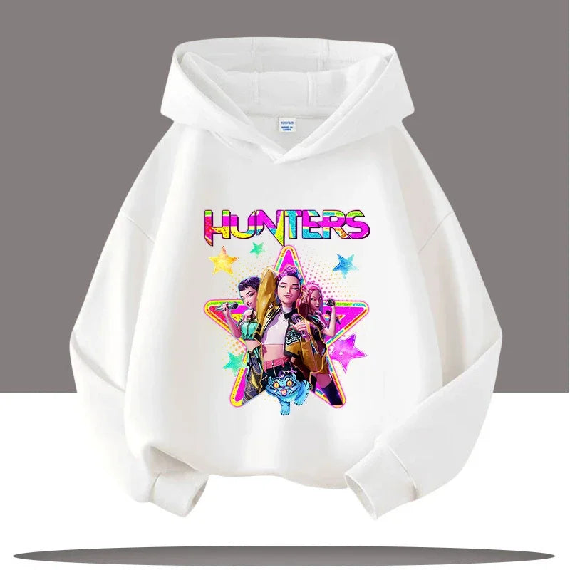 Fashion 2025 Movie Hoody for Adult Kids Mother-to-be Top KPop Demon Hunters Hoodies for Kid's Autumn Winter New Cotton Hoodie