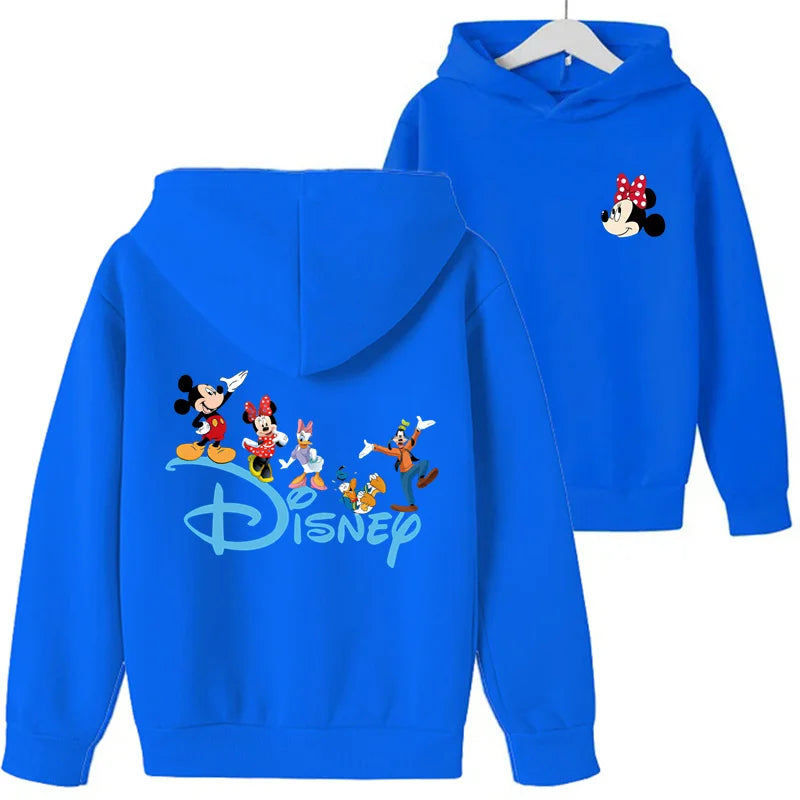 Kids Spring and Autumn Hot Hoodies Boys and Girls Hoodies Top 3-12 Year Old kids Casual Sports Top Mickey's Wonderful House