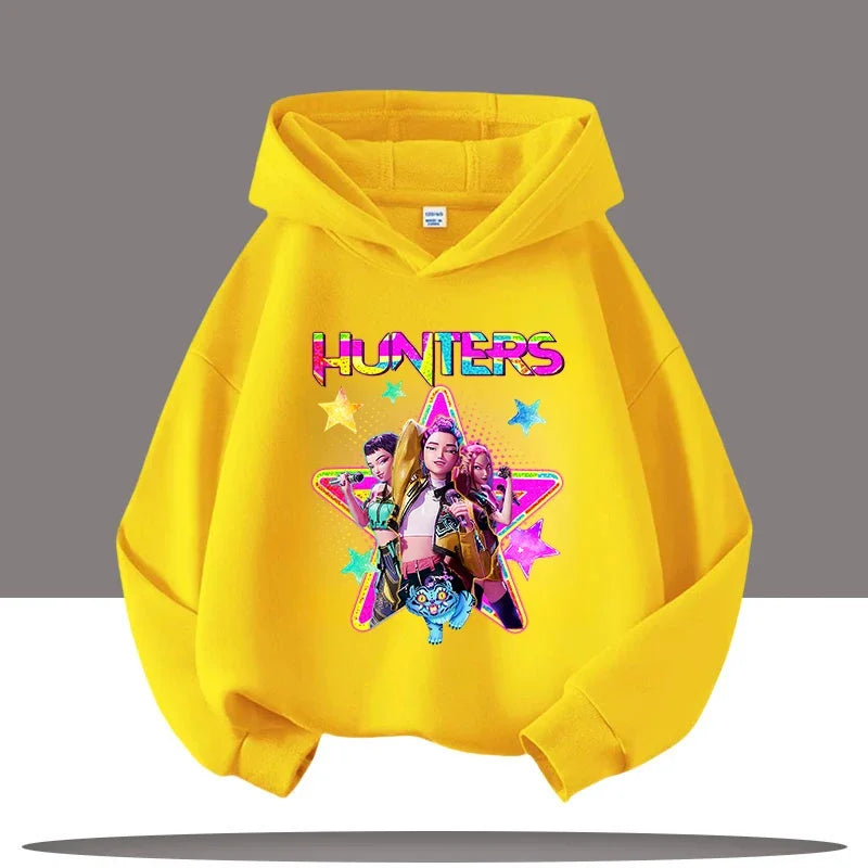 Fashion 2025 Movie Hoody for Adult Kids Mother-to-be Top KPop Demon Hunters Hoodies for Kid's Autumn Winter New Cotton Hoodie