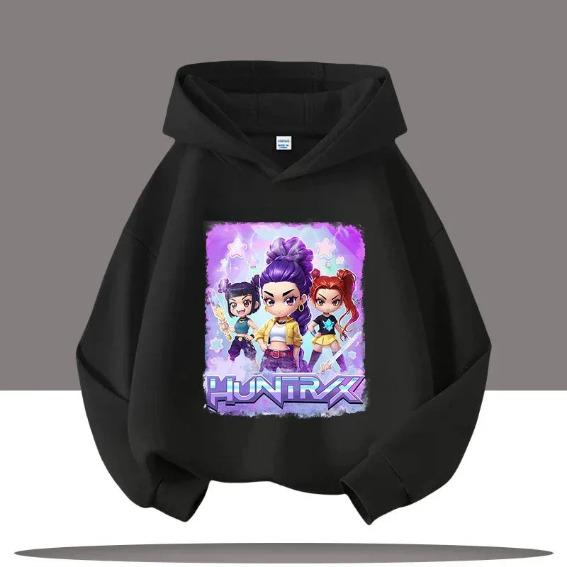 Fashion 2025 Movie Hoody for Adult Kids Mother-to-be Top KPop Demon Hunters Hoodies for Kid's Autumn Winter New Cotton Hoodie