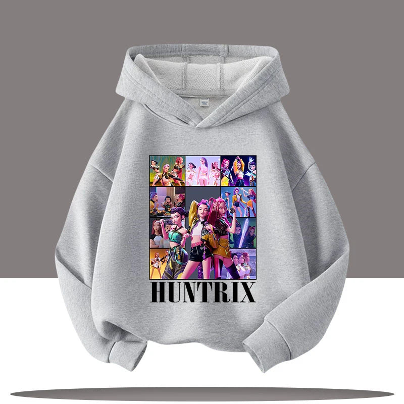 Fashion 2025 Movie Hoody for Adult Kids Mother-to-be Top KPop Demon Hunters Hoodies for Kid's Autumn Winter New Cotton Hoodie