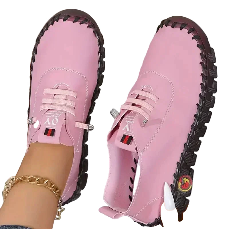 Women Sneakers 2025 New Designer Shoes Loafers Soft-soled Roman Breathable Outdoor Women Retro Big Size Single Shoes for Women