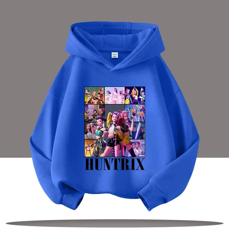 Fashion 2025 Movie Hoody for Adult Kids Mother-to-be Top KPop Demon Hunters Hoodies for Kid's Autumn Winter New Cotton Hoodie