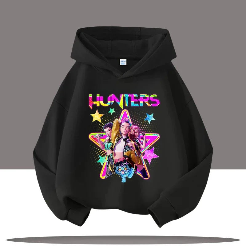 Fashion 2025 Movie Hoody for Adult Kids Mother-to-be Top KPop Demon Hunters Hoodies for Kid's Autumn Winter New Cotton Hoodie