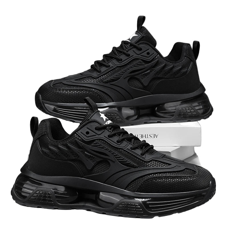 Men's Shoes 2025 Spring and Summer New Youth Sports and Leisure Shoes Men's Running Air Cushion Shock-Absorbing Trendy Shoes