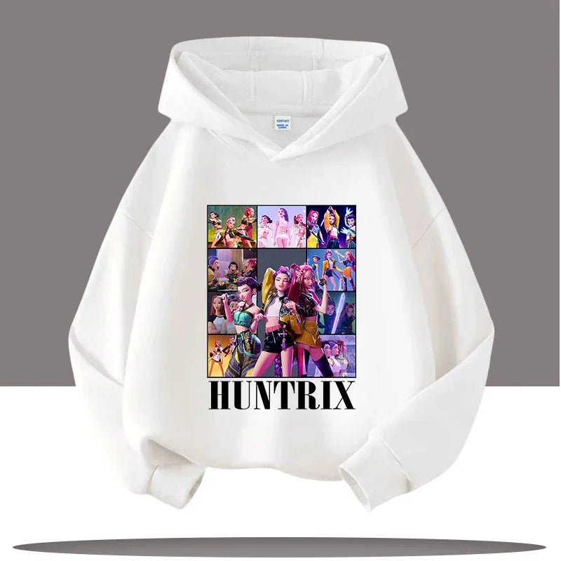 Fashion 2025 Movie Hoody for Adult Kids Mother-to-be Top KPop Demon Hunters Hoodies for Kid's Autumn Winter New Cotton Hoodie