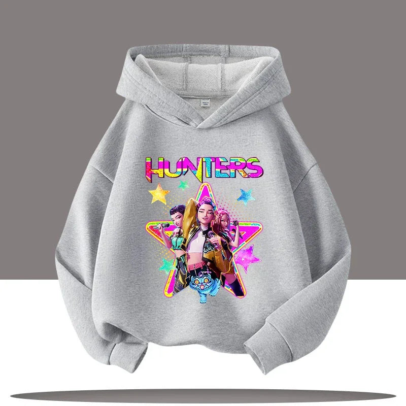 Fashion 2025 Movie Hoody for Adult Kids Mother-to-be Top KPop Demon Hunters Hoodies for Kid's Autumn Winter New Cotton Hoodie