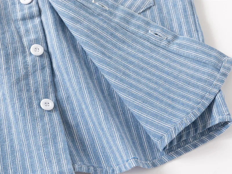 2025 Kids Shirts for Boys Toddler 1 to 2 3 4 5 6 7 Years White Black Yellow 100% Cotton Children Shirts Short Sleeve Summer Tops